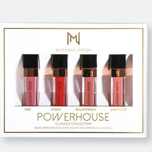 Natasha Moor Powerhouse Classics Collection of 4 Liquid Matte Lipsticks